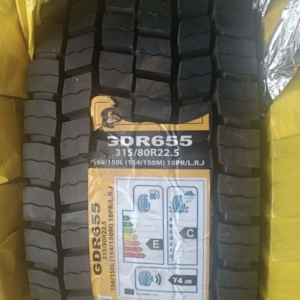 لاستیک 315/80/22.5 جی تی عقب 655