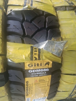 لاستیک 315/80/22.5 جی تی معدنی 686